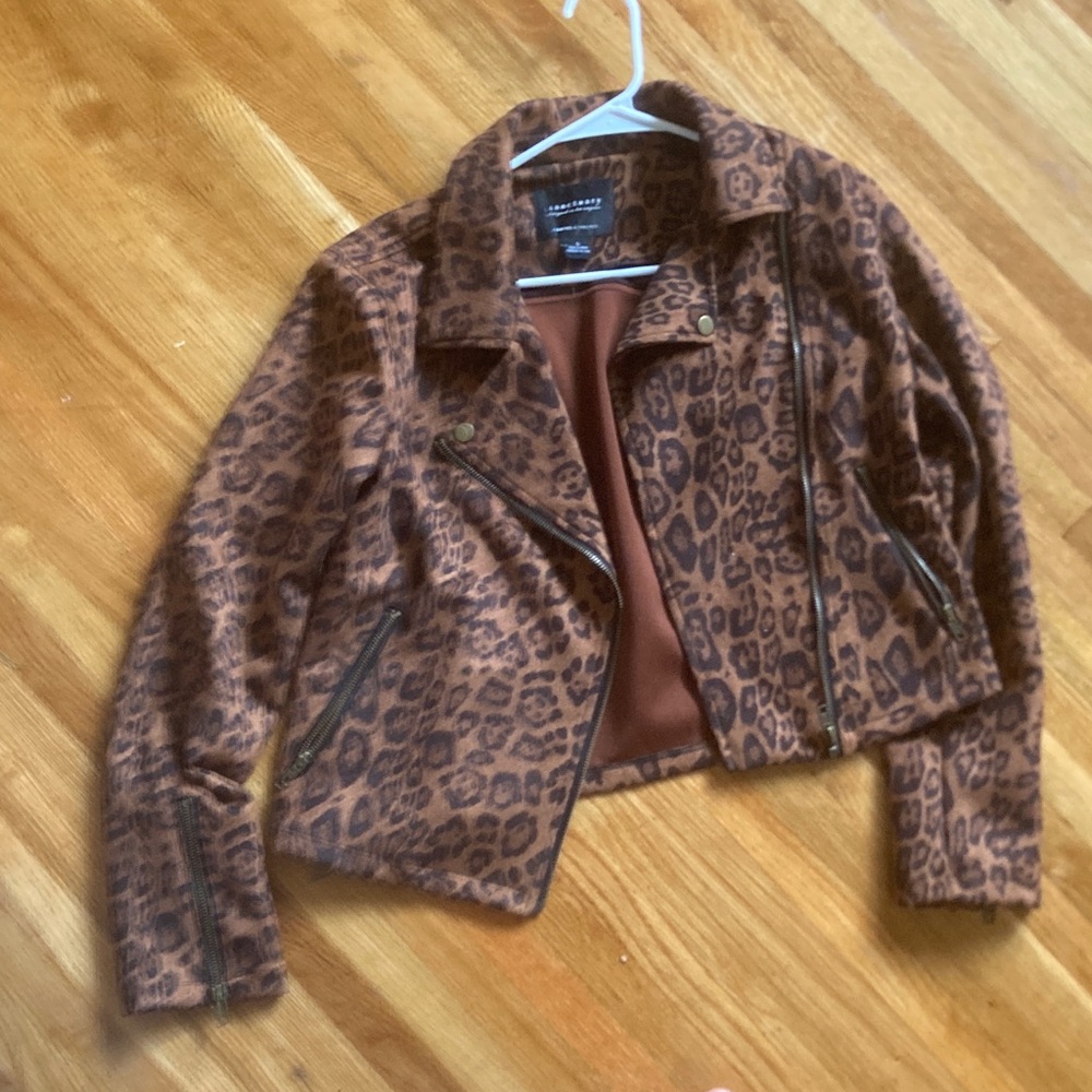 Sanctuary Leopard Print Teddy Jacket